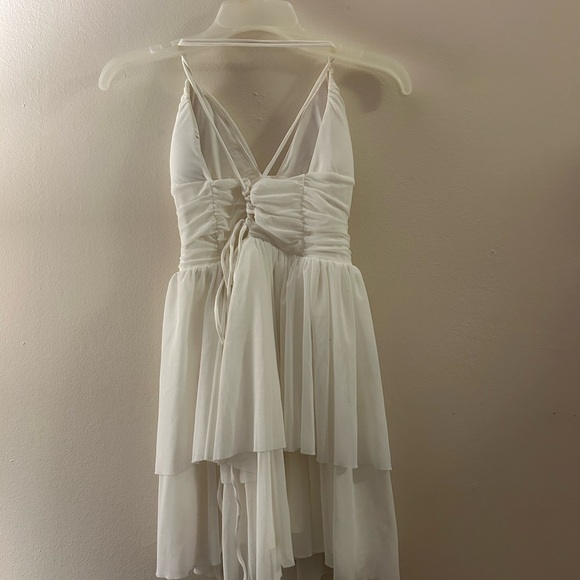 HALARA White Mini Dress - Picture 2 of 2